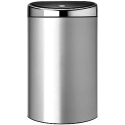 Brabantia Touch Bin, Metallic Grey, 40L Grey